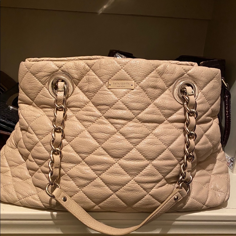 Cream Kate Spade